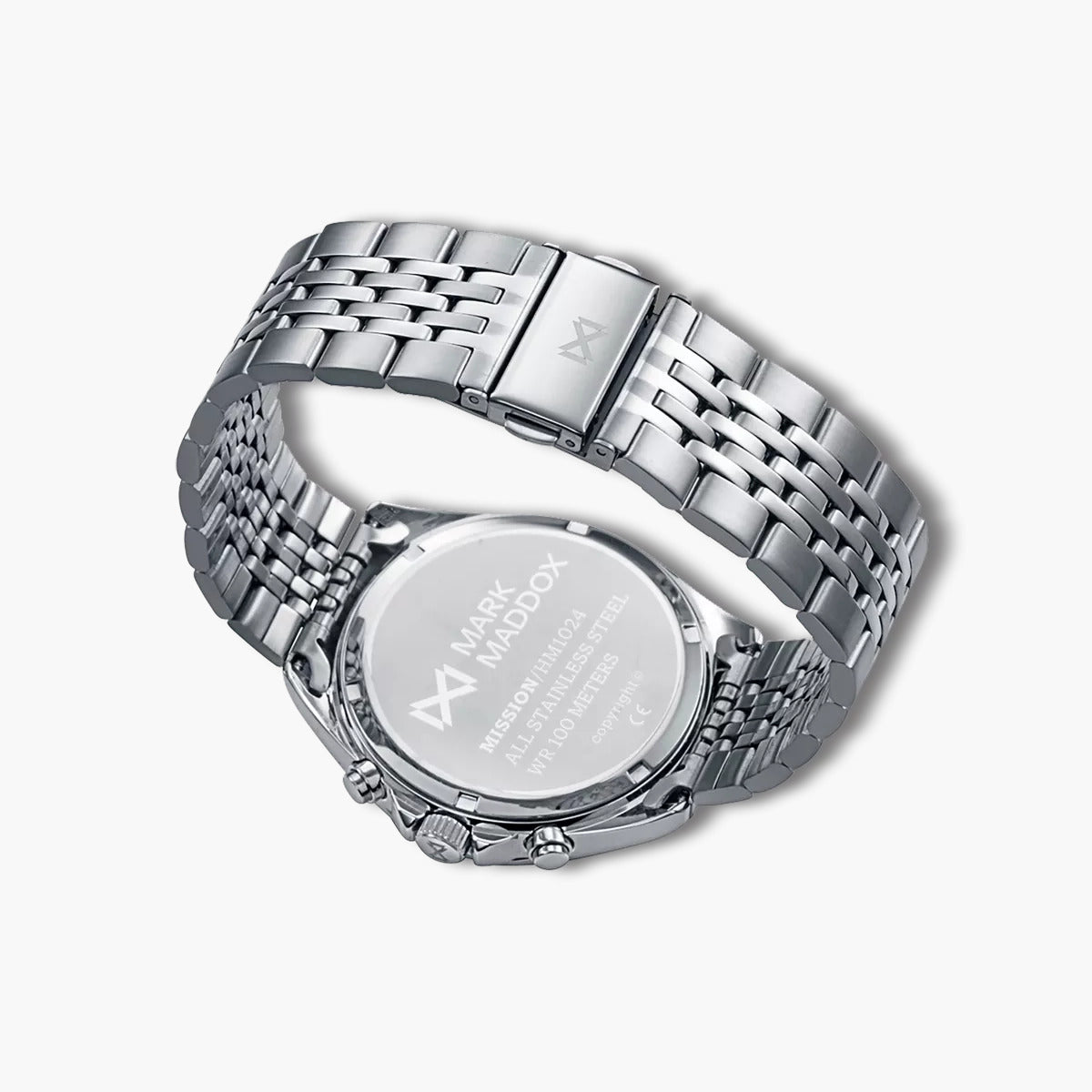 Reloj Mark Maddox Mission HM1024-37 acero esfera azul