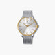 Reloj Mark Maddox HM1025-85 acero esfera blanca y dorada