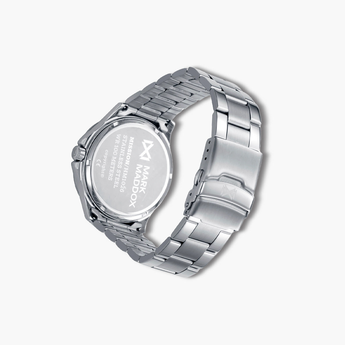 Reloj Mark Maddox Mission HM1026-37 acero esfera azul