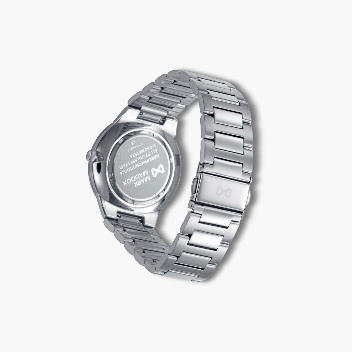 Reloj Mark Maddox Greenwich HM1028-57 acero esfera negra