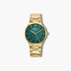 Reloj Mark Maddox Greenwich HM1028-67 acero dorado esfera verde