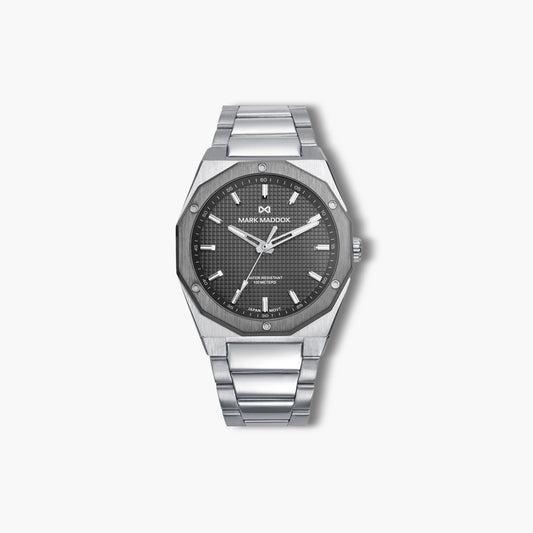 Reloj Mark Maddox Mission HM1030-17 acero esfera negra