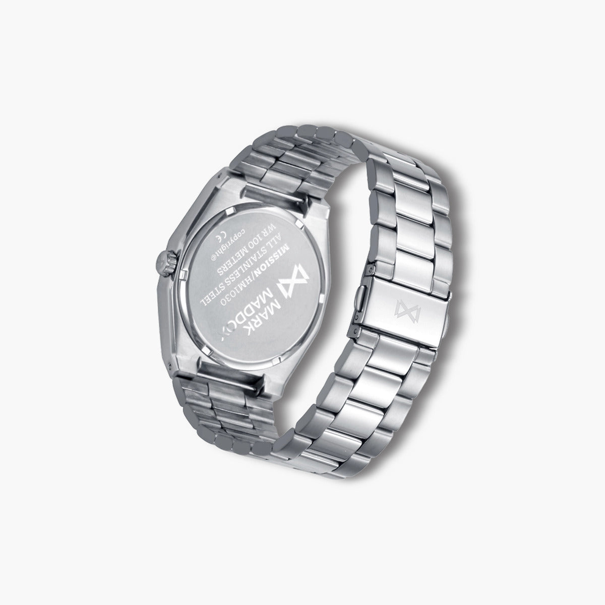 Reloj Mark Maddox Mission HM1030-17 acero esfera negra