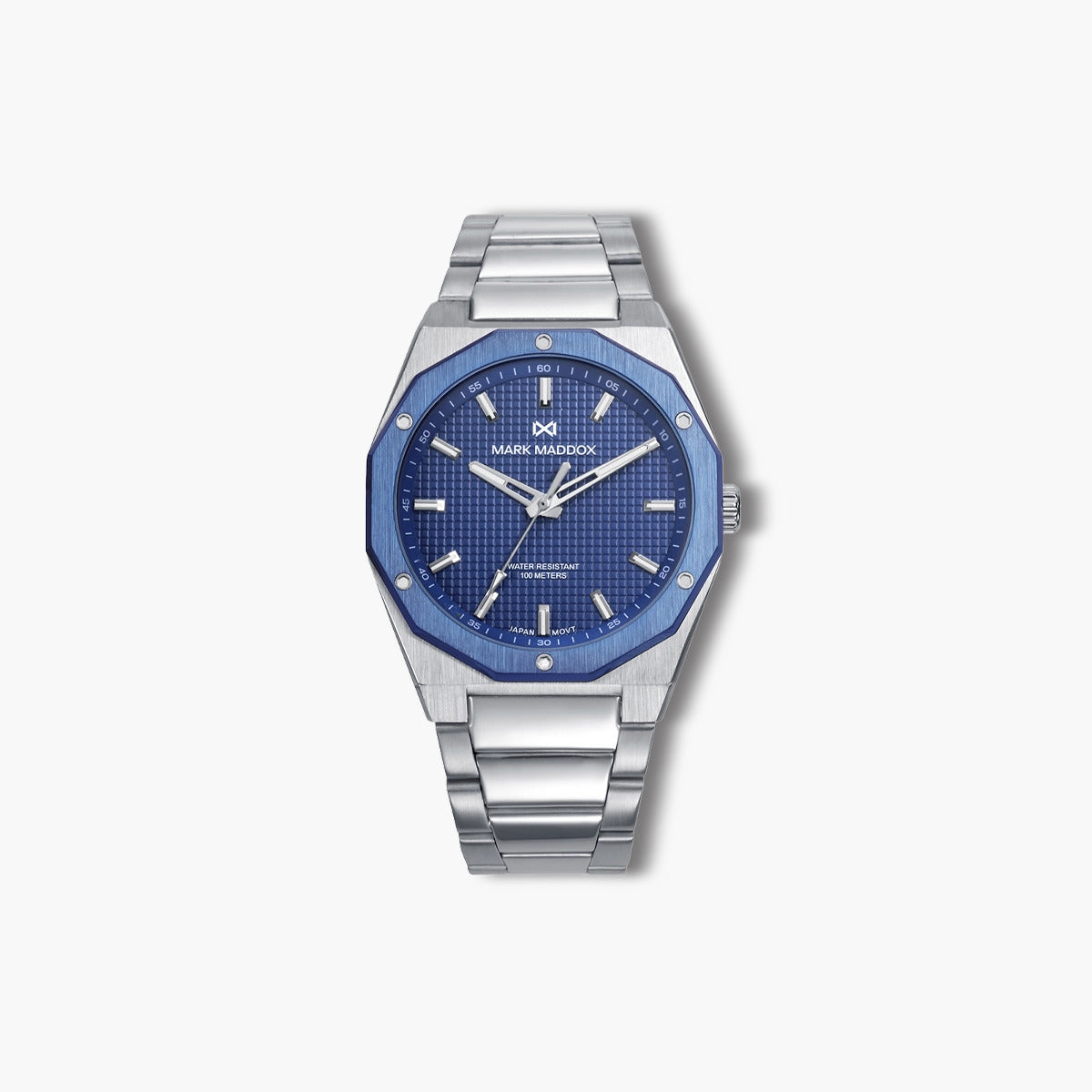 Reloj Mark Maddox Mission HM1030-37 acero esfera azul
