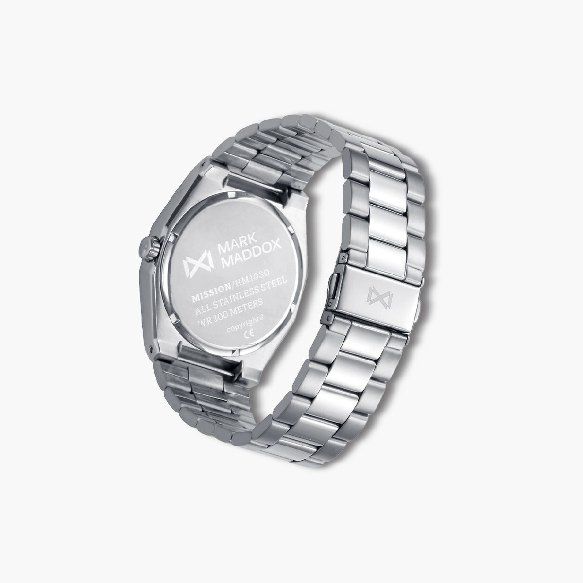 Reloj Mark Maddox Mission HM1030-37 acero esfera azul