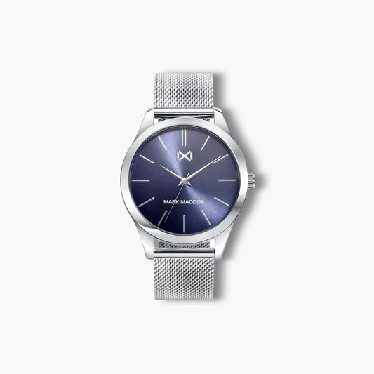Reloj Mark Maddox Marais HM7119-37 acero esfera azul