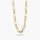 Gargantilla de oro 18K 42 cm malla programada