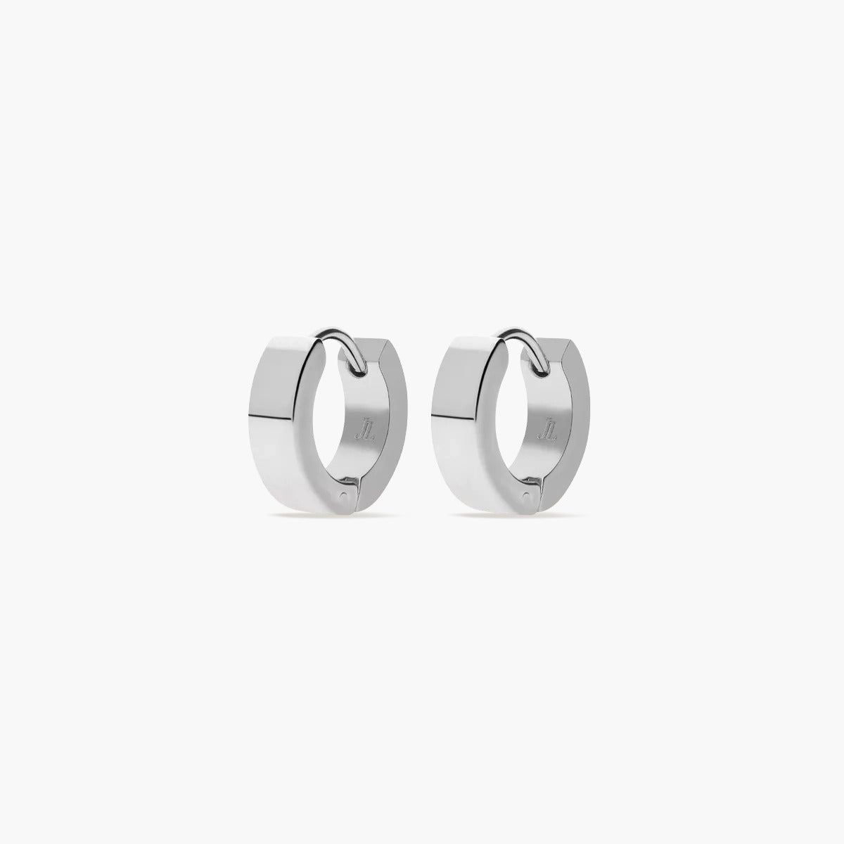 Pendientes de aro de acero 14 mm