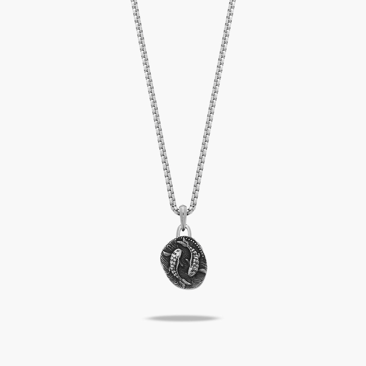 Collar de acero Piscis