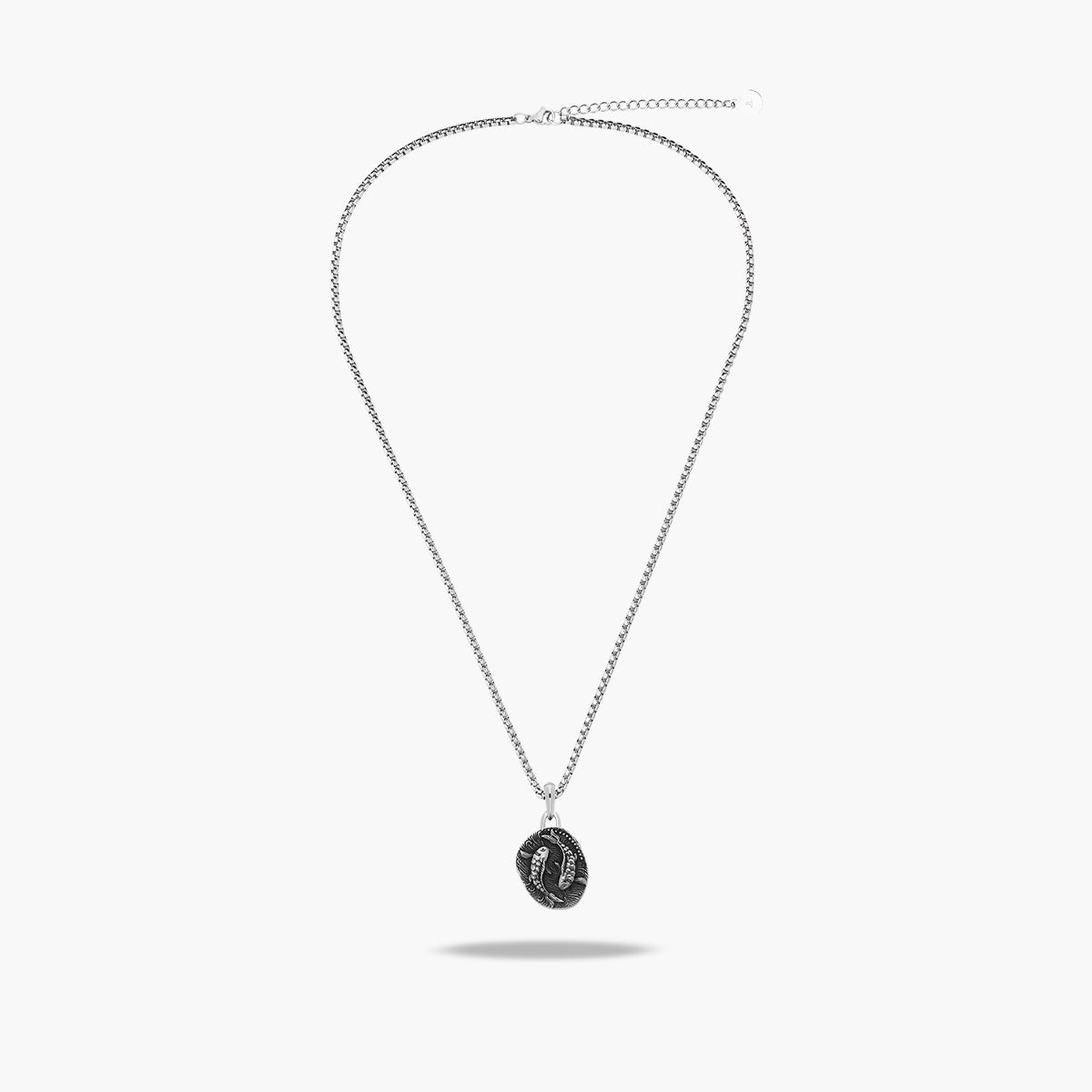 Collar de acero Piscis