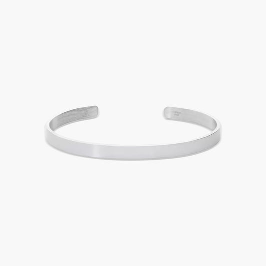 Pulsera de acero plana abierta 59 mm