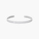 Pulsera de acero plana abierta 59 mm
