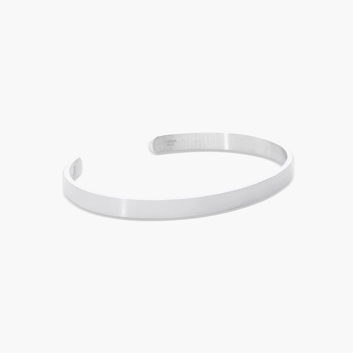 Pulsera de acero plana abierta 59 mm