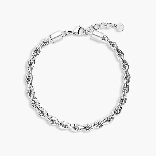 Pulsera de acero cordón 19-21 cm
