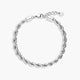 Pulsera de acero cordón 19-21 cm
