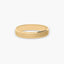 Alianza de oro 18K 4 mm centro mate