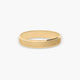 Alianza de oro 18K 4 mm centro mate