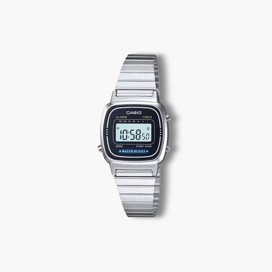 Reloj Casio Collection Retro LA670WEA-1EF digital acero