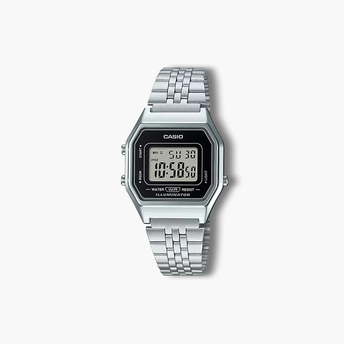 Reloj Casio Collection Retro LA680WEA-1EF digital acero