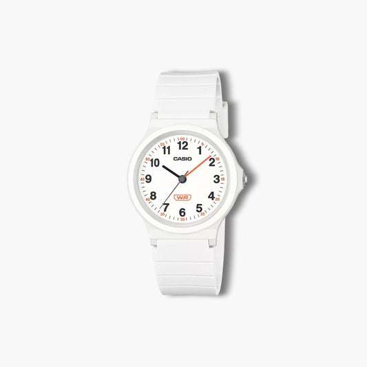 Reloj Casio Collection LQ-24B-7BEF analógico blanco