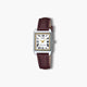 Reloj Casio Collection LTP-B150L-7B2EF analógico piel marrón esfera blanca