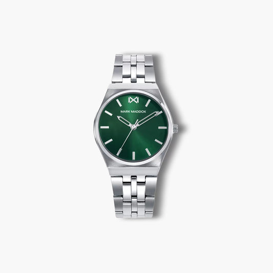 Reloj Mark Maddox Marais MM0141-67 acero esfera verde