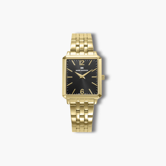 Reloj Mark Maddox Alfama MM0142-55 acero dorado esfera negra