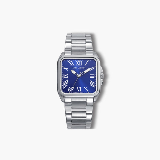 Reloj Mark Maddox Marais MM0143-32 acero esfera azul