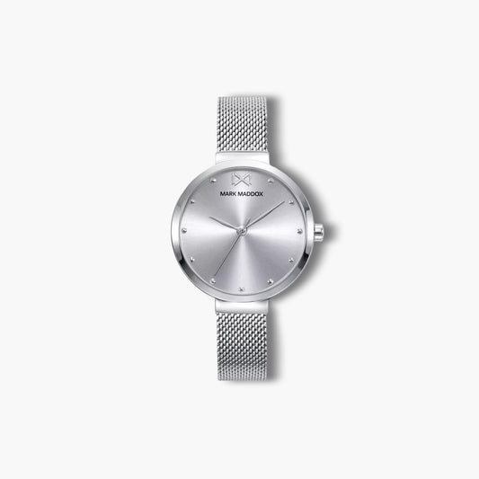 Reloj Mark Maddox Alfama MM1006-87 acero esfera plateada