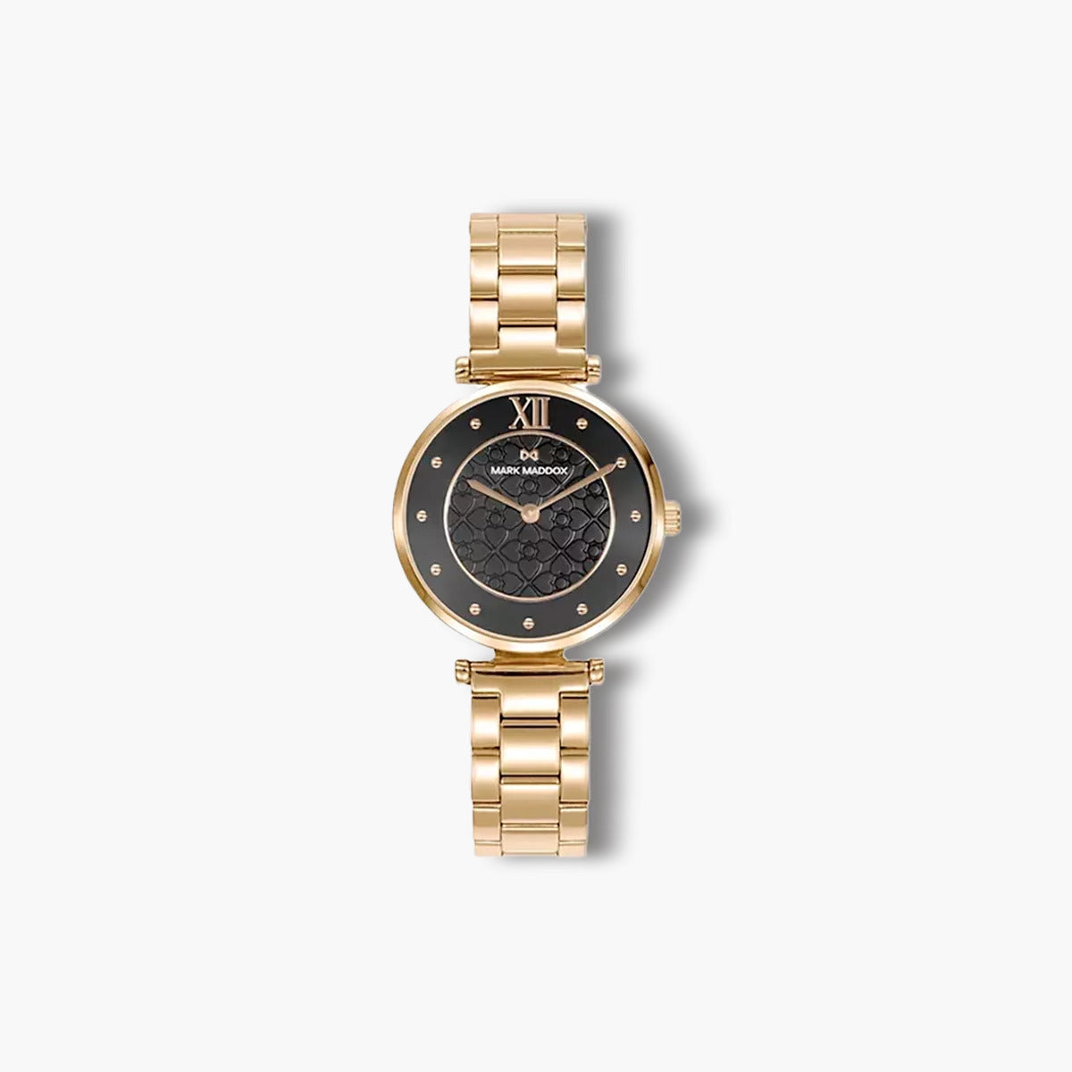 Reloj Mark Maddox Shibuya MM1015-53 acero dorado esfera negra