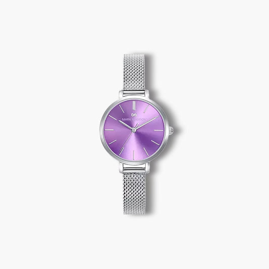 Reloj Mark Maddox Alfama MM1016-97 acero esfera lila