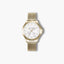 Reloj Mark Maddox Marais MM1017-07 acero dorado esfera blanca