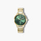 Reloj Mark Maddox Greenwich MM1019-67 acero dorado esfera verde