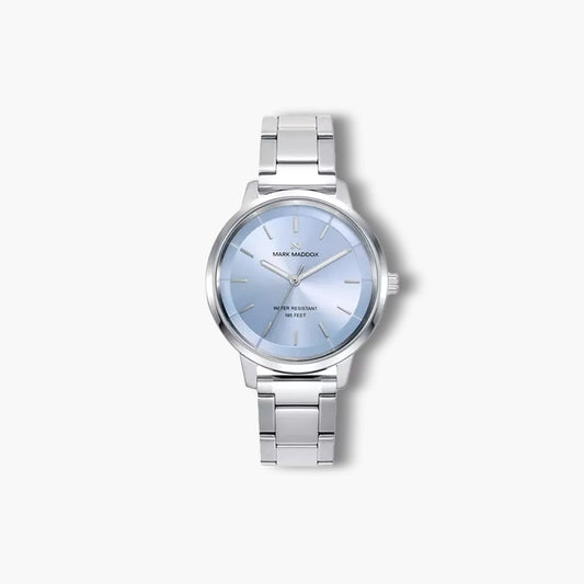 Reloj Mark Maddox Greenwich MM1019-97 acero esfera azul
