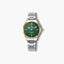 Reloj Mark Maddox Marais MM1024-63 acero esfera verde y dorada