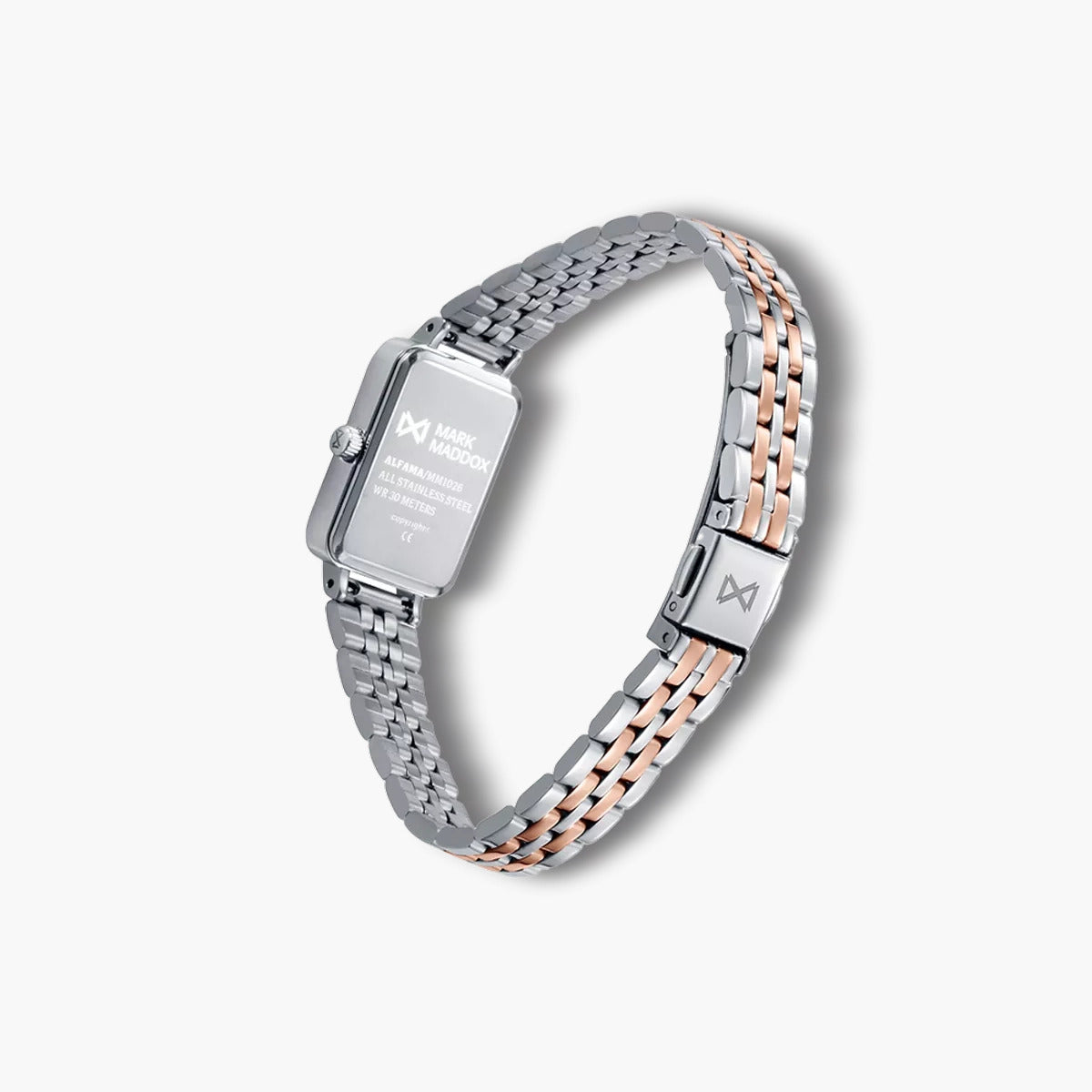 Reloj Mark Maddox Alfama MM1026-77 acero bicolor esfera rosa