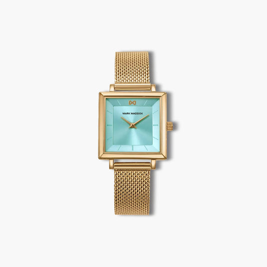 Reloj Mark Maddox Alfama MM1027-67 acero dorado esfera verde