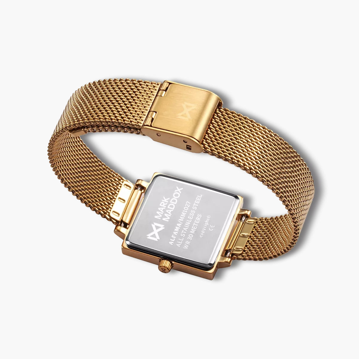 Reloj Mark Maddox Alfama MM1027-67 acero dorado esfera verde