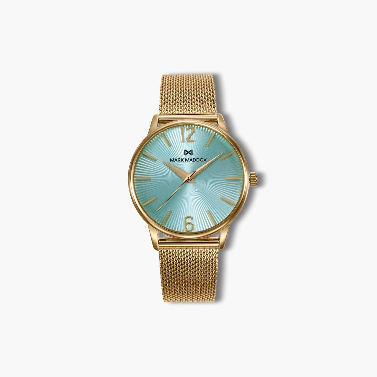 Reloj Mark Maddox Greenwich MM1030-65 acero dorado esfera verde