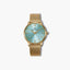 Reloj Mark Maddox Greenwich MM1030-65 acero dorado esfera verde