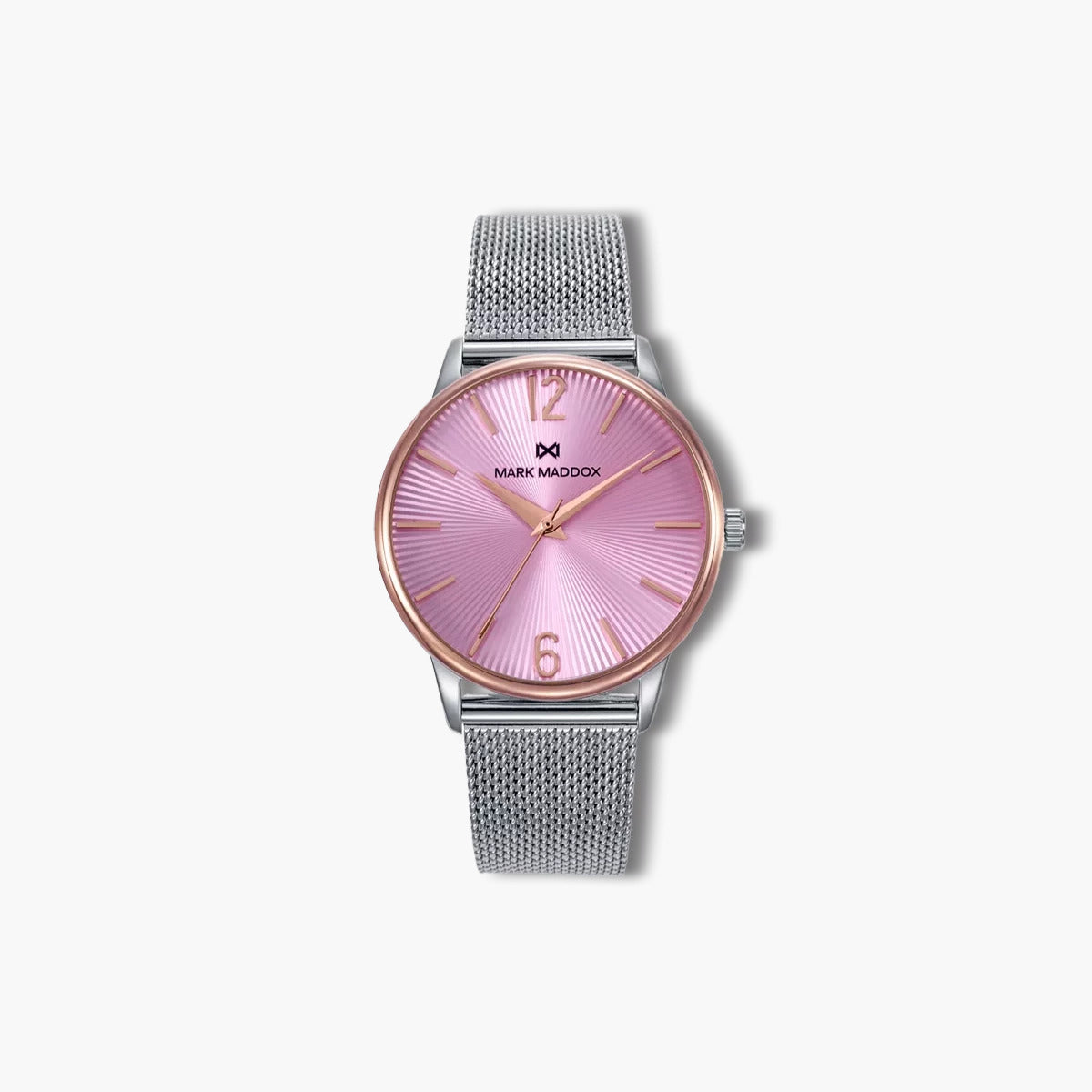 Reloj Mark Maddox Greenwich MM1030-75 acero esfera rosa