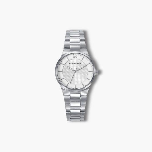 Reloj Mark Maddox Greenwich MM1031-07 acero esfera blanca