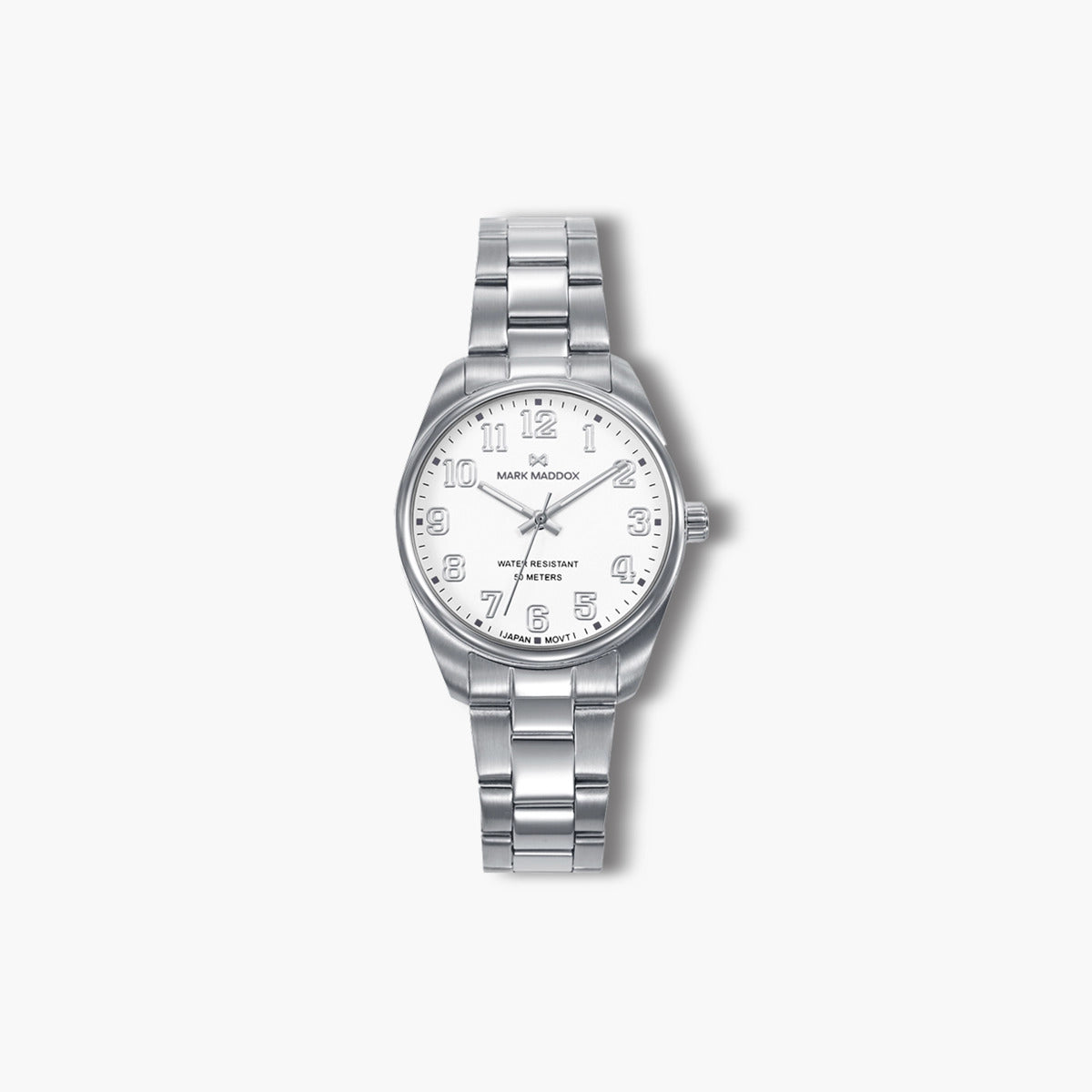 Reloj Mark Maddox Greenwich MM1032-05 acero esfera blanca