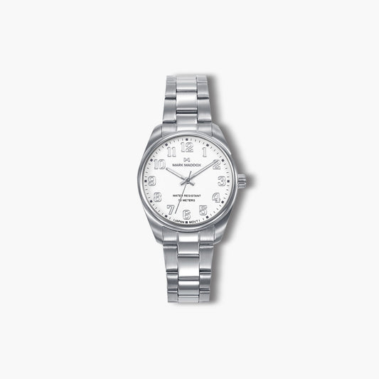 Reloj Mark Maddox Greenwich MM1032-05 acero esfera blanca