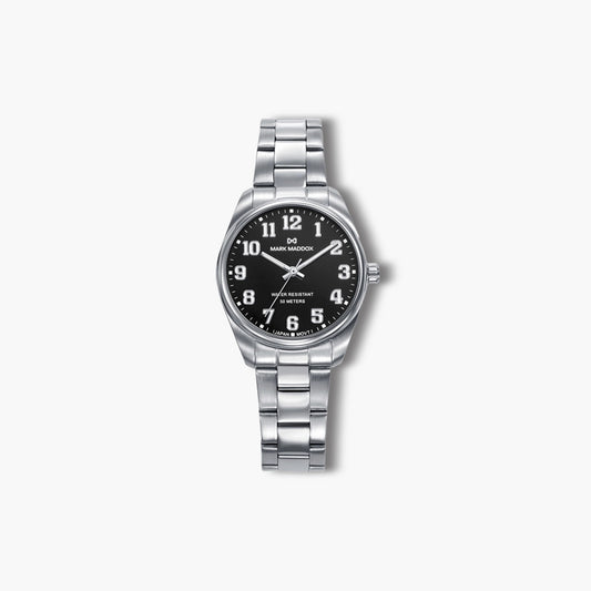 Reloj Mark Maddox Greenwich MM1032-55 acero esfera negra