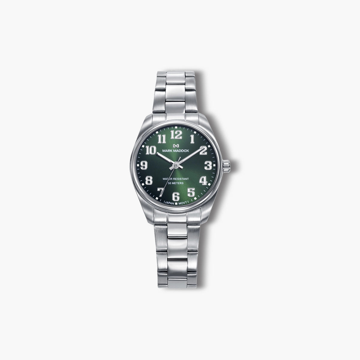 Reloj Mark Maddox Greenwich MM1032-65 acero esfera verde