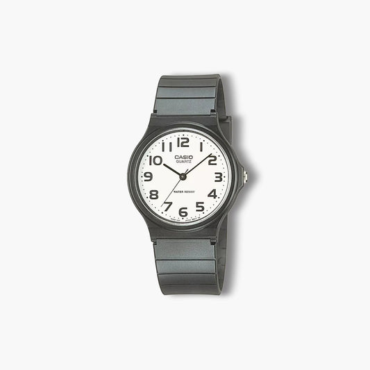 Reloj Casio Collection MQ-24-7B2LEG analógico negro esfera blanca