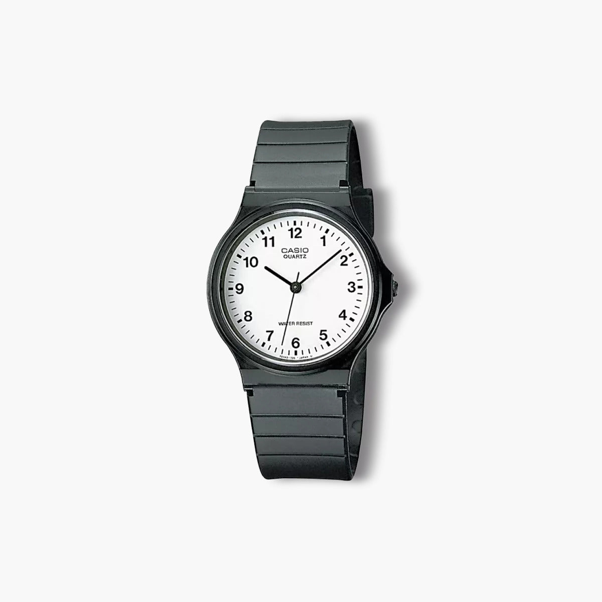 Reloj Casio Collection MQ-24-7BLLEG analógico negro esfera blanca