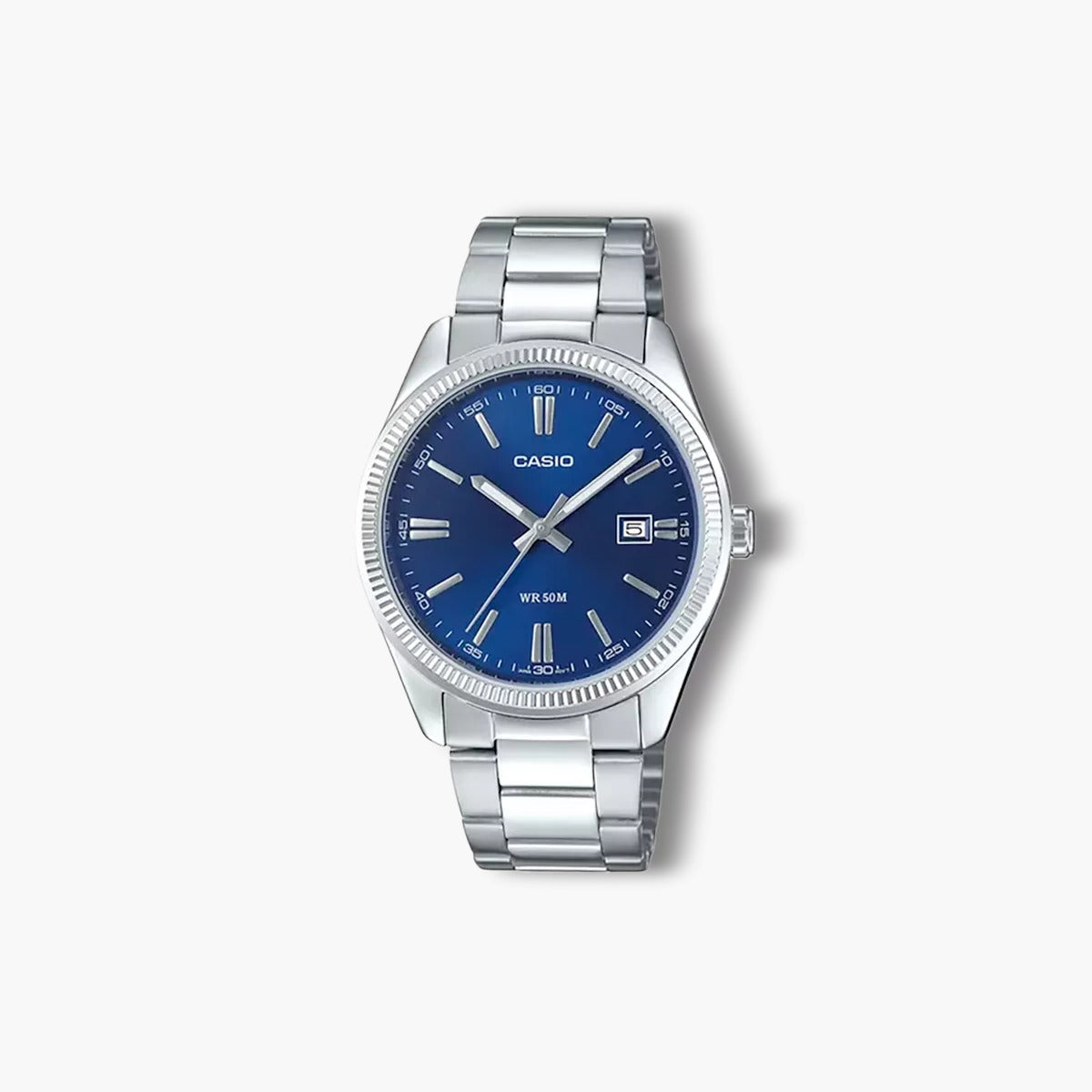 Reloj Casio Collection MTP-1302PD-2AVEF analógico acero esfera azul