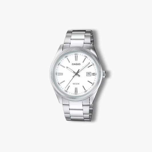 Reloj Casio Collection MTP-1302PD-7A1VEF acero esfera blanca